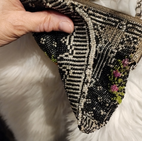 Vintage very beaded Deco‎ evening bag - Picture 11 of 14